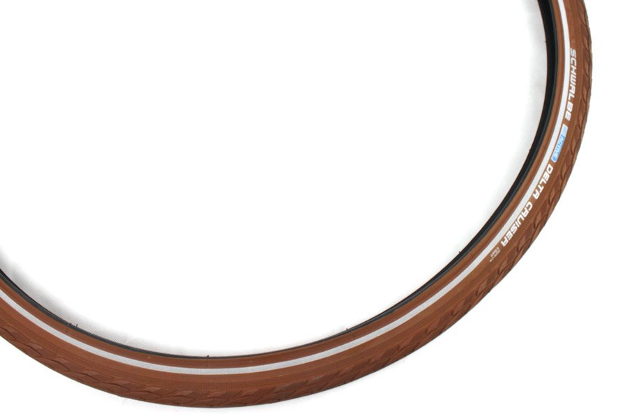 Schwalbe Delta Cruiser Plus 28" Tyre 700x35c Brown Reflex