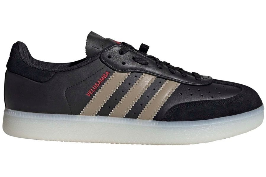 Adidas Velosamba Leather Sko - Core Black / Cyber Metallic