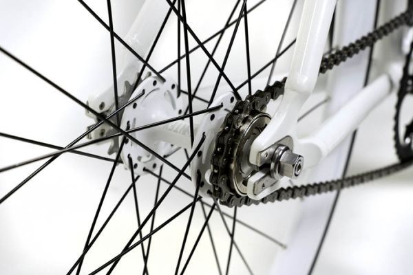 Bicicletta fixie Santafixie Raval All White 60mm