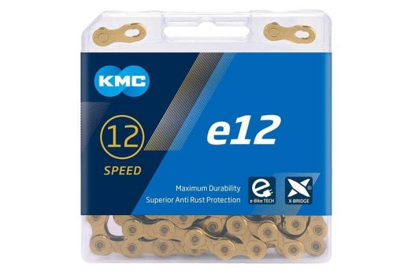 KMC e12 Chain 12S 130 Links - Gold