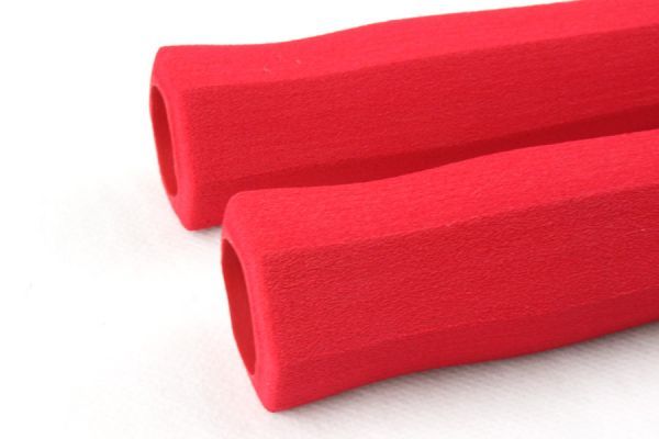 GES Foam Handlebar Grips - Red