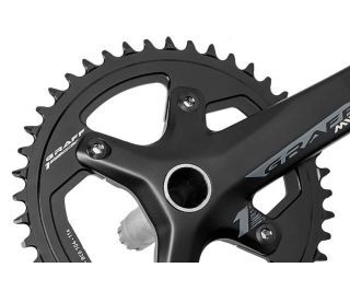 Plato y Biela Miche Graff One 165mm Negro