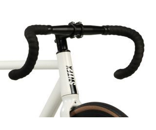 Bicicleta Fixie Santafixie Raval White 2.0 30mm