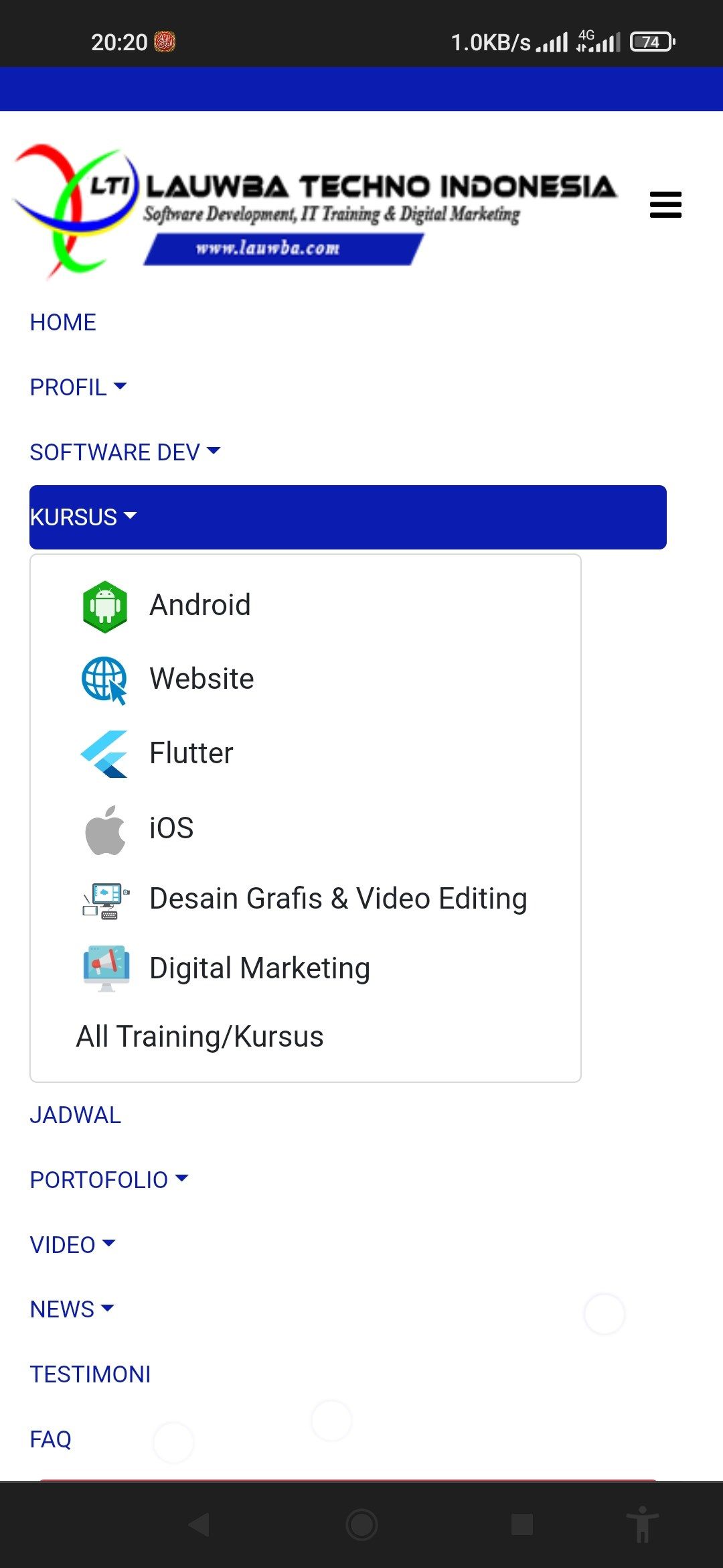 Website Lauwba Techno Indonesia visual 5