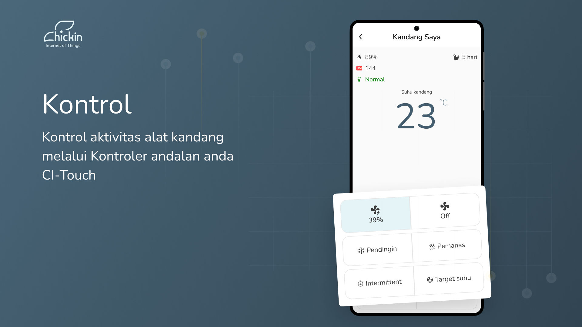 Chickin IoT App visual 4