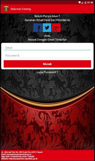 Klinik Kabupaten Ngawi Mobile visual 4