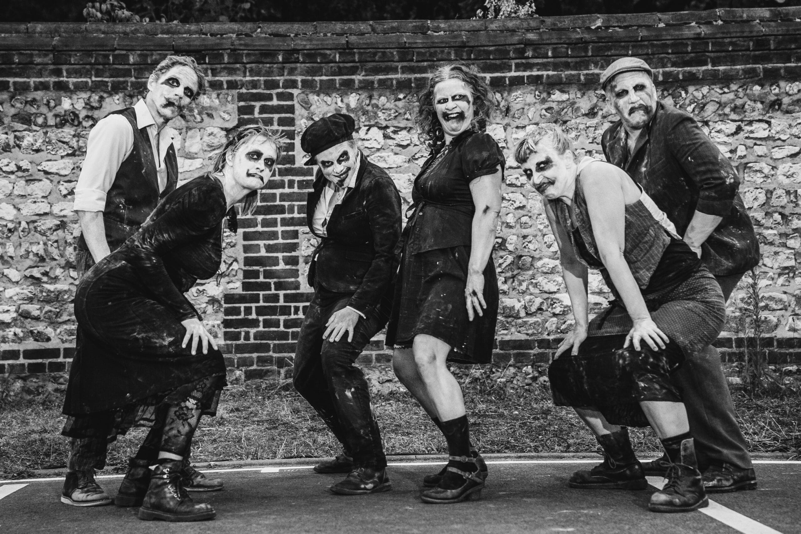Groupe de clowns