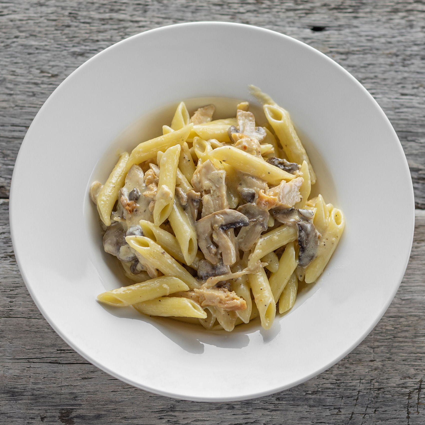 Mushroom Chicken Penne