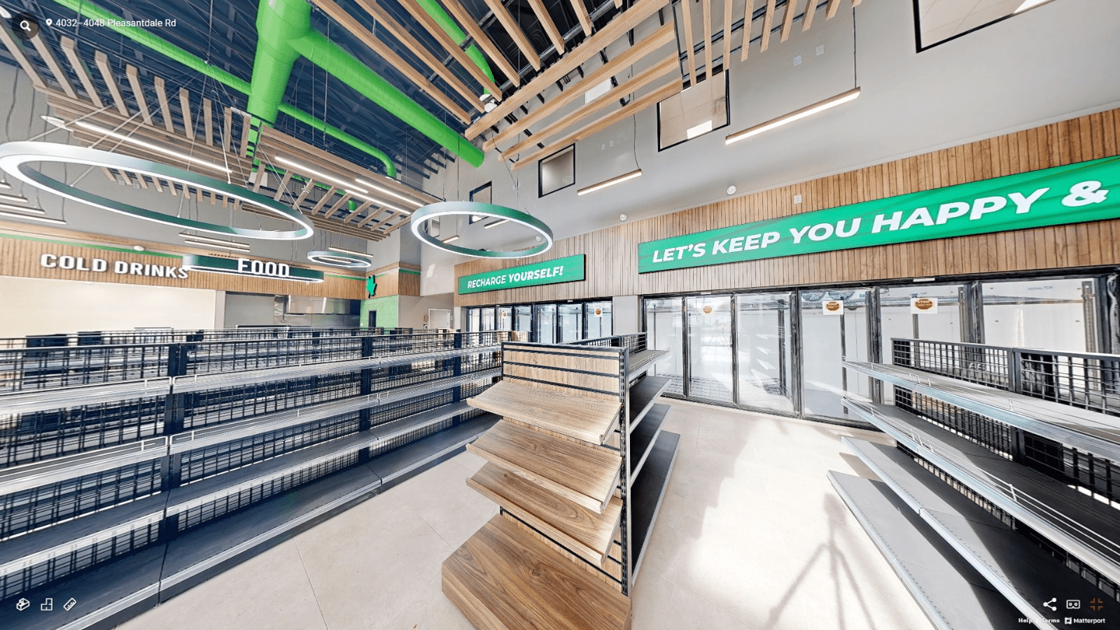 Gas station virtual tour Doraville Georgia - TLines innovative convenience store design