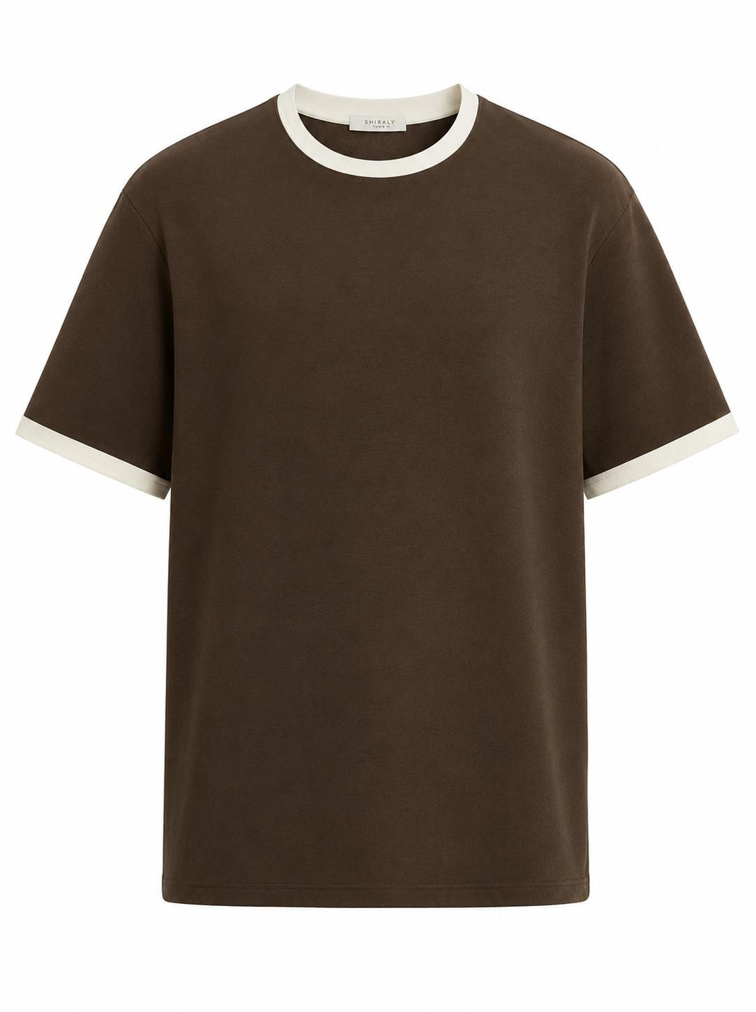 tshir classy marron