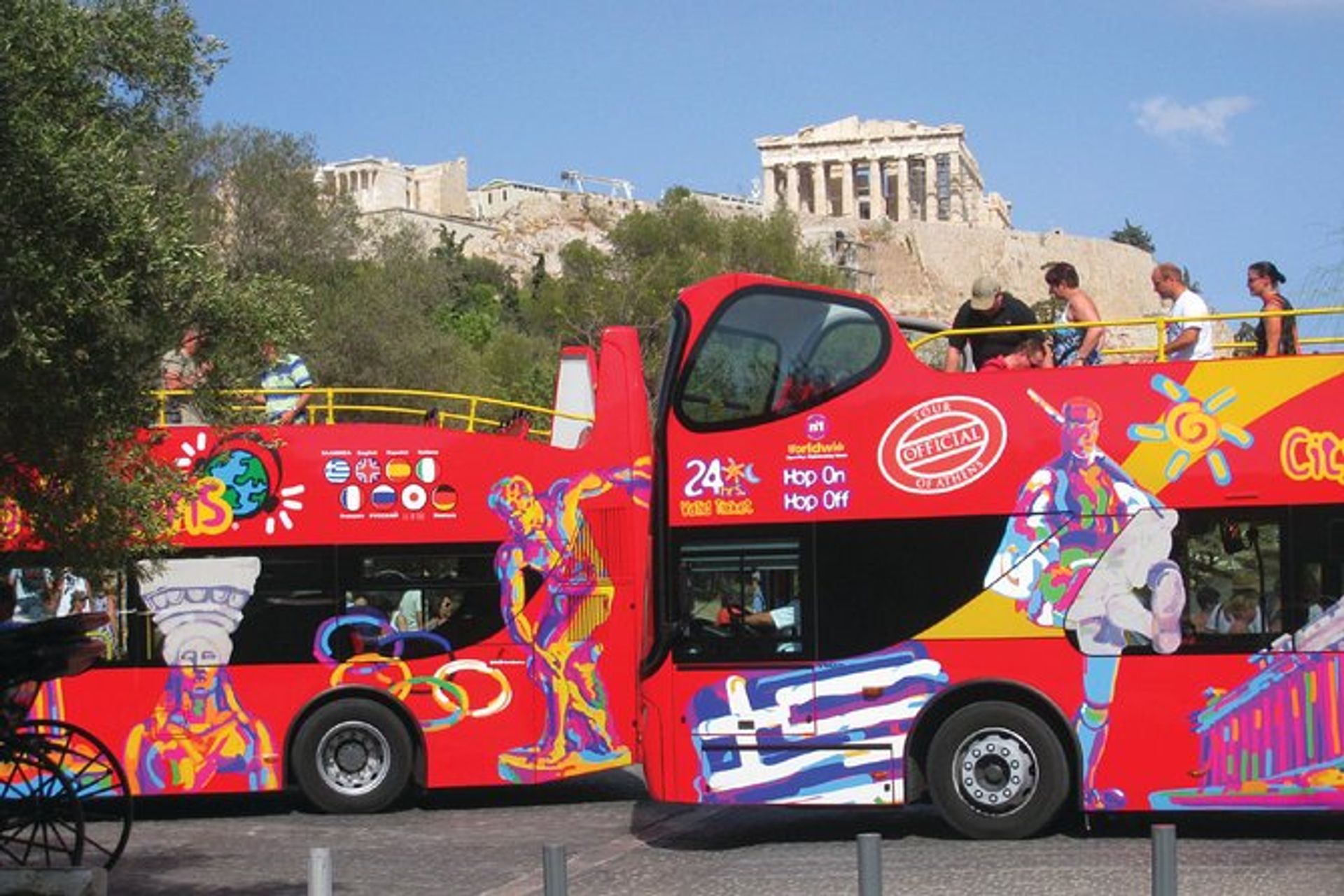 Hop-On Hop-Off-Bus-Tour Athen, Piräus & Beach Riviera - 24-Stunden-Ticket