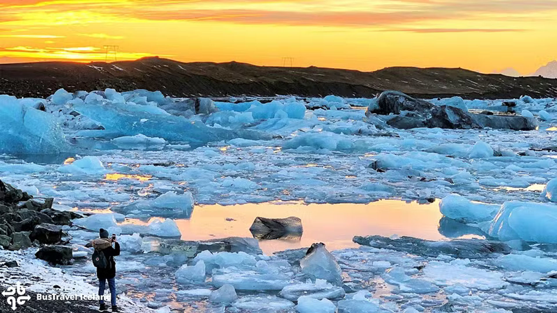 Gletscherlagune Jökulsárlón & Diamond Beach