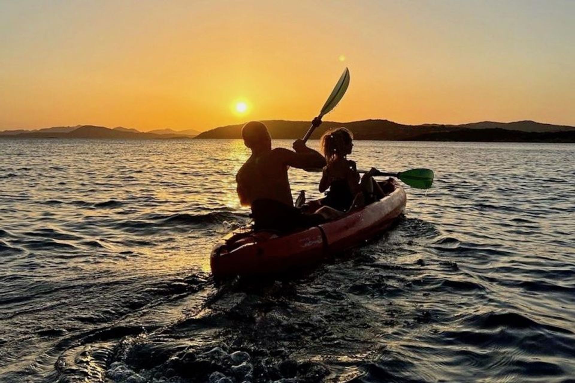 Kajaktour bei Sonnenuntergang inkl. Schnorcheln & Aperitif