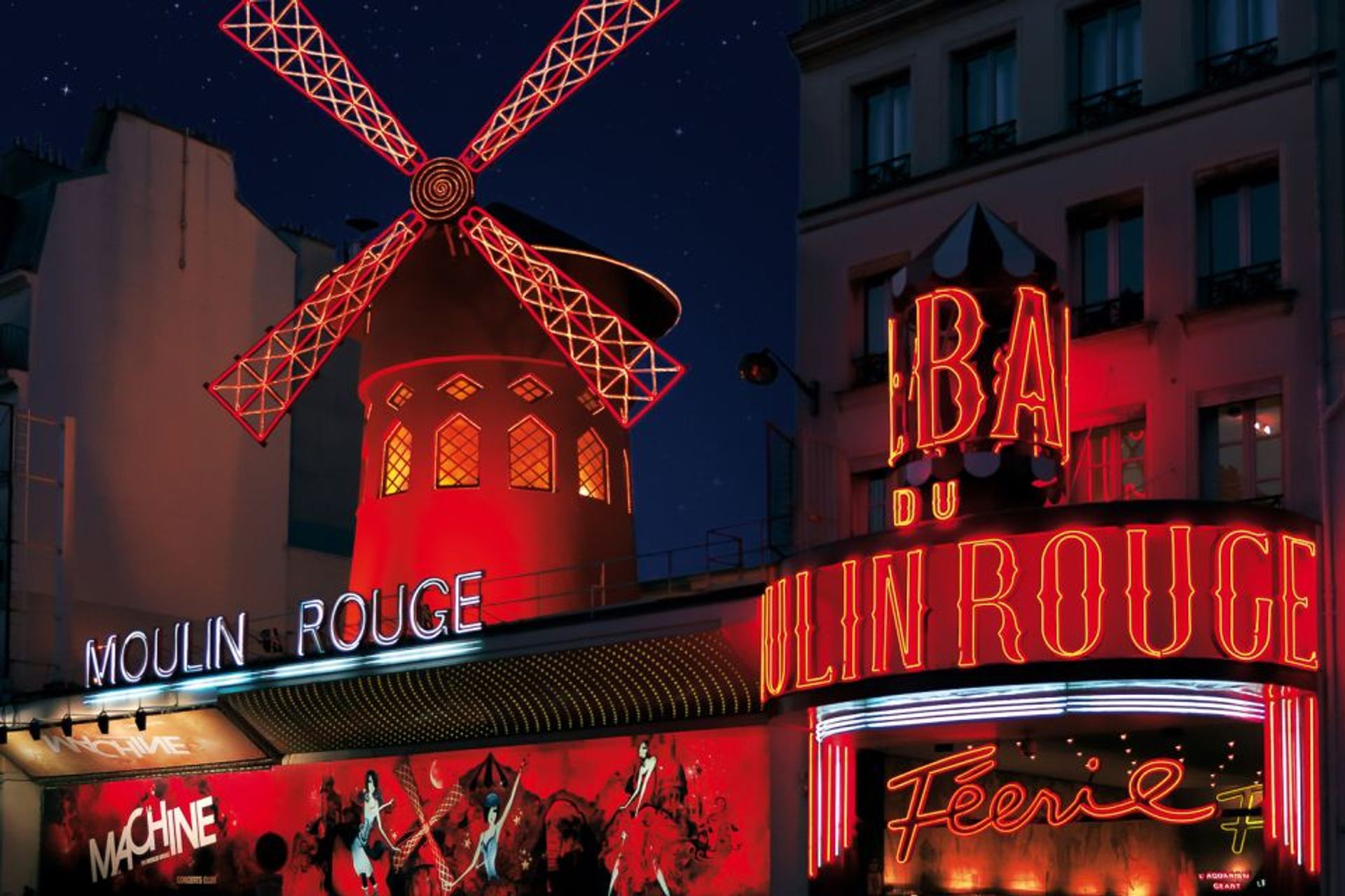 Moulin Rouge: Varieté-Show mit Champagner