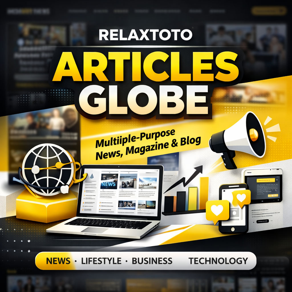 ( Articlesglobe - RELAXTOTO ) : Multiple-Purpose News, Magazine & Blog Platform