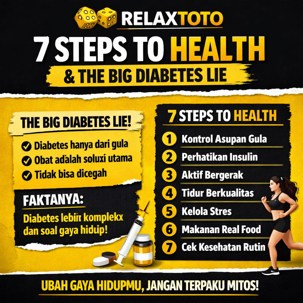 Galeri foto RELAXTOTO : 7 steps to health and the big diabetes lie di Jakarta