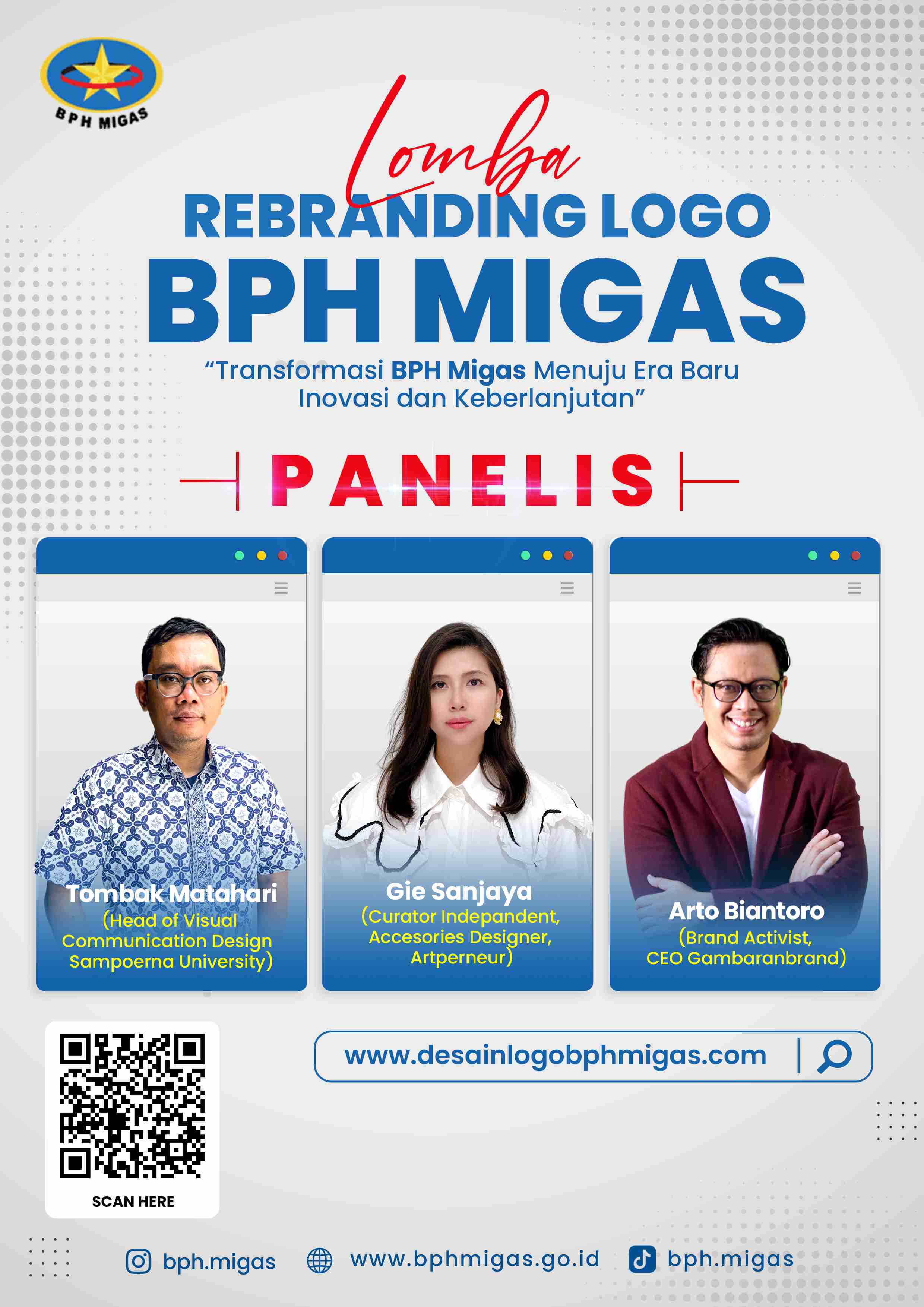 Panelis Lomba Logo BPH Migas 2024