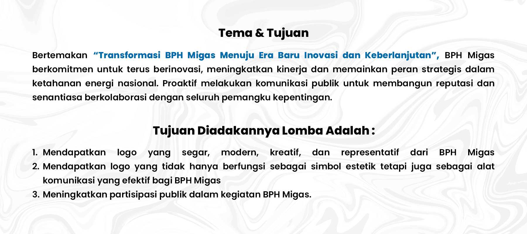 Tema Dan Tujuan Lomba Logo BPH Migas 2024
