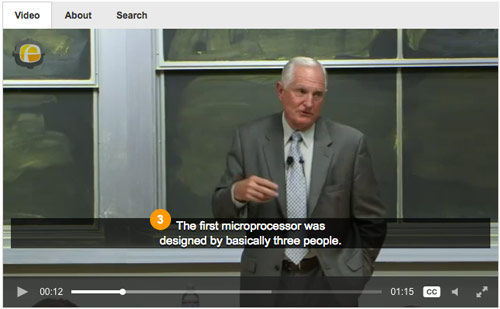 video captions