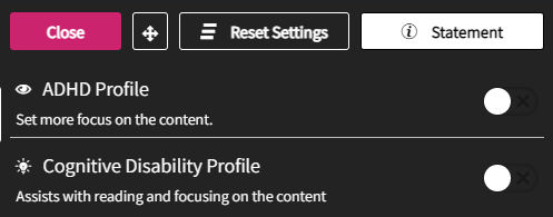 Accessibility profiles