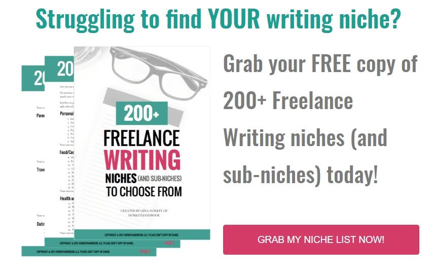 Side Hustles To Make Extra Money Working From Home FREE-list-of-200-freelance-writing-niches