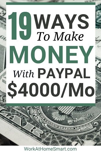 19 ways to make money online with paypal