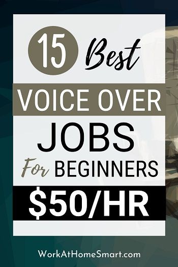 voice over jobs from home