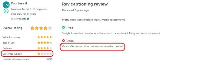 TranscribeMe vs Rev comparison review