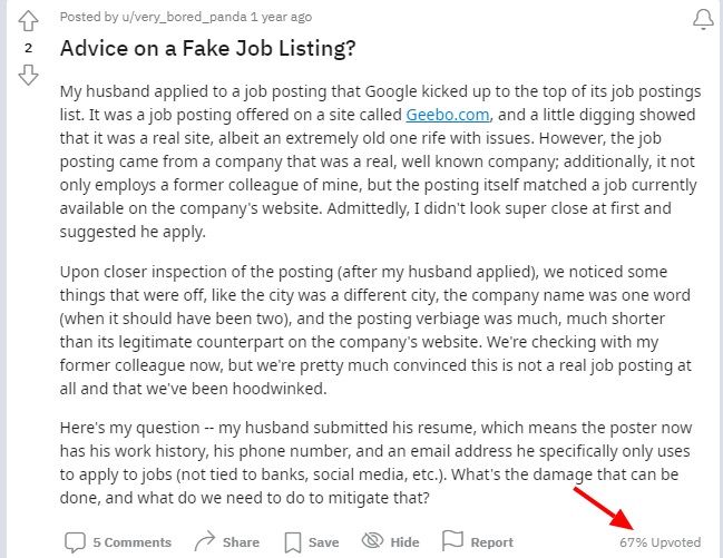 Geebo user Reviews