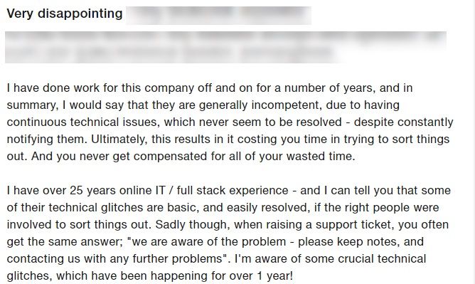 Lionbridge vs Appen disappointing reviews