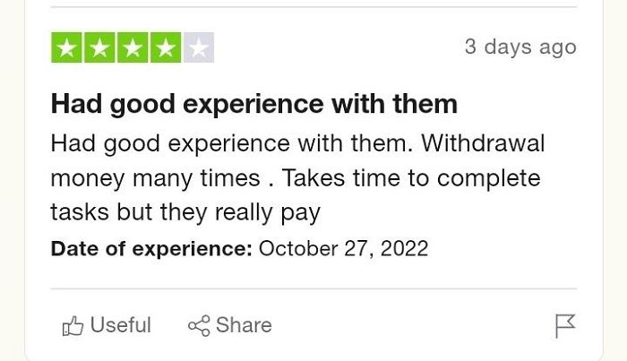SproutGigs positive Reviews