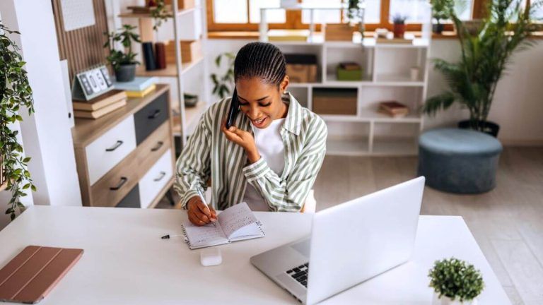 work at home routine tips