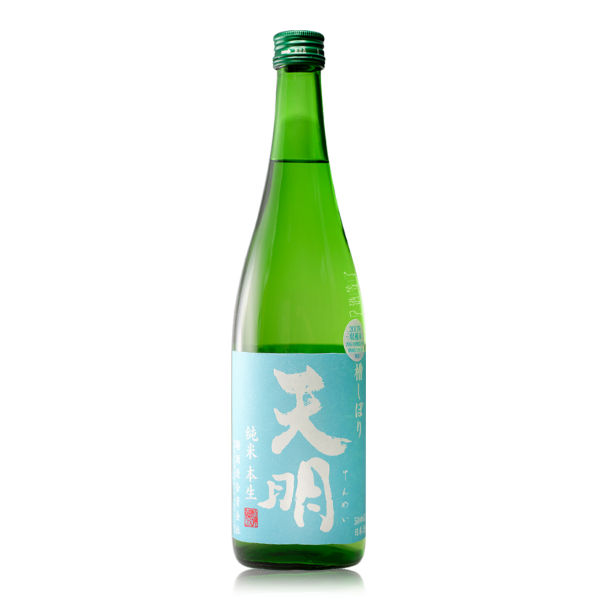 曙酒造 天明「槽しぼり 純米本生」空色の天明