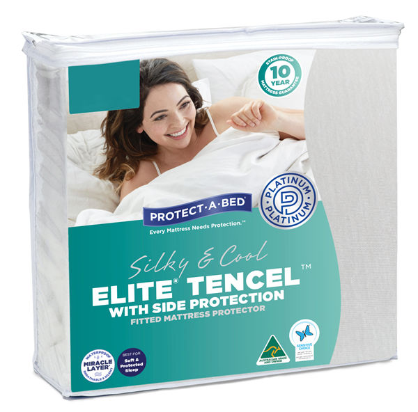 ProtectABed Elite Tencel Waterproof Mattress Protector Long Single