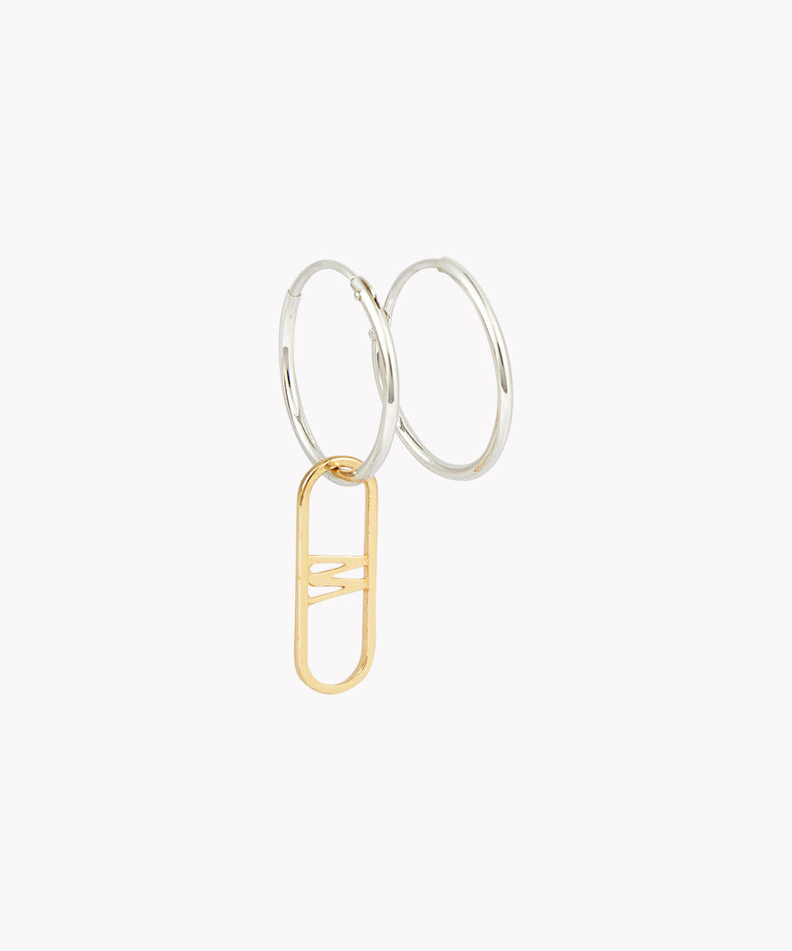 A pair of Berlin earrings by WALD Berlin.