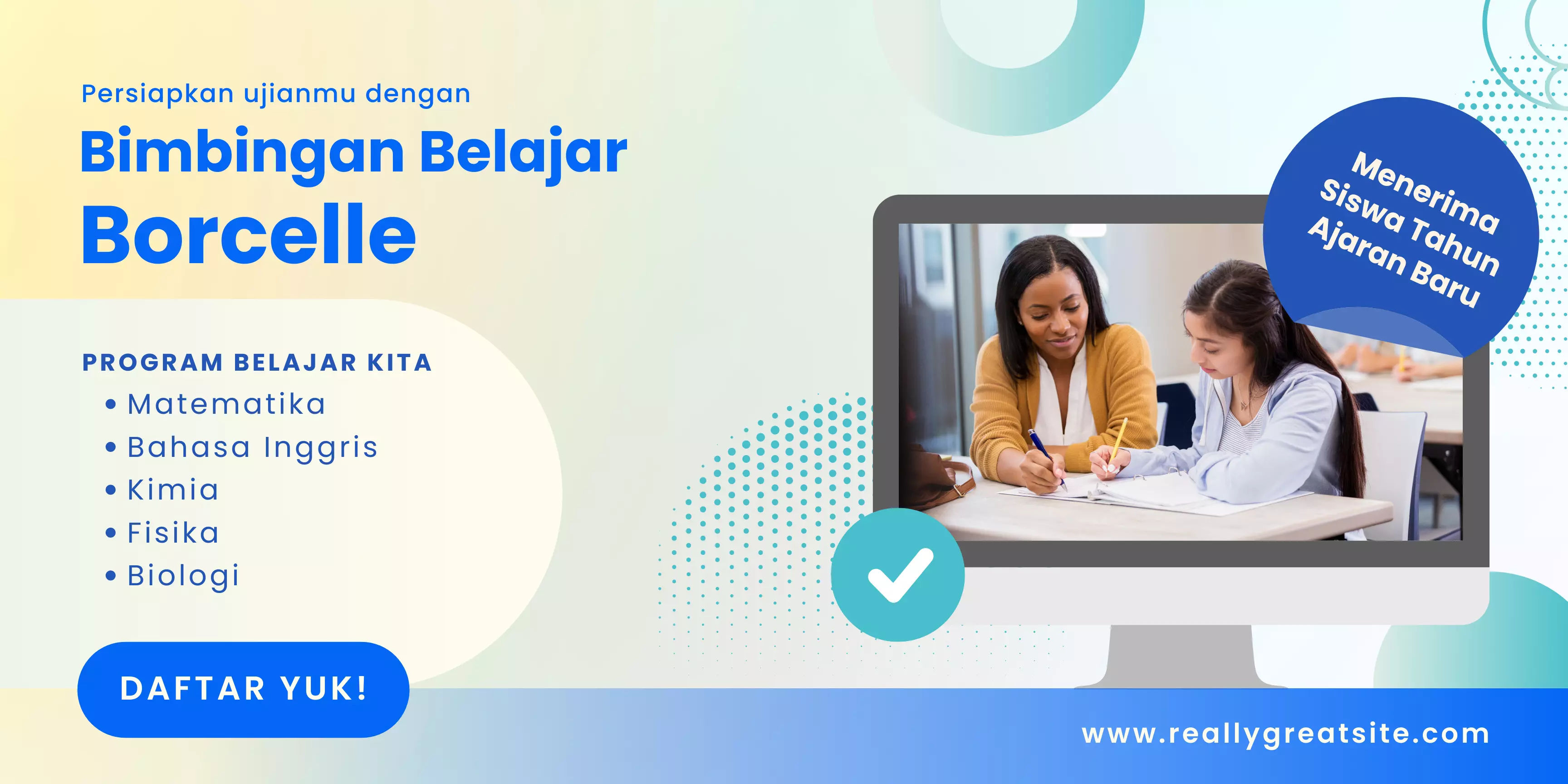 Download Template Banner Bimbingan Belajar  Gratis