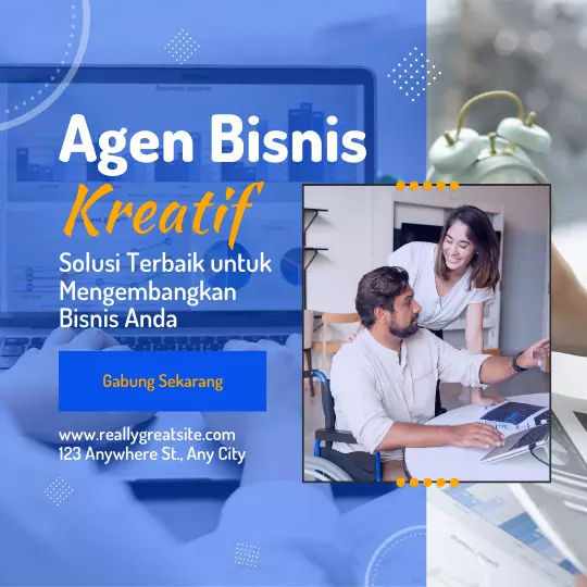 Download Template Poster Agen Bisnis Gratis