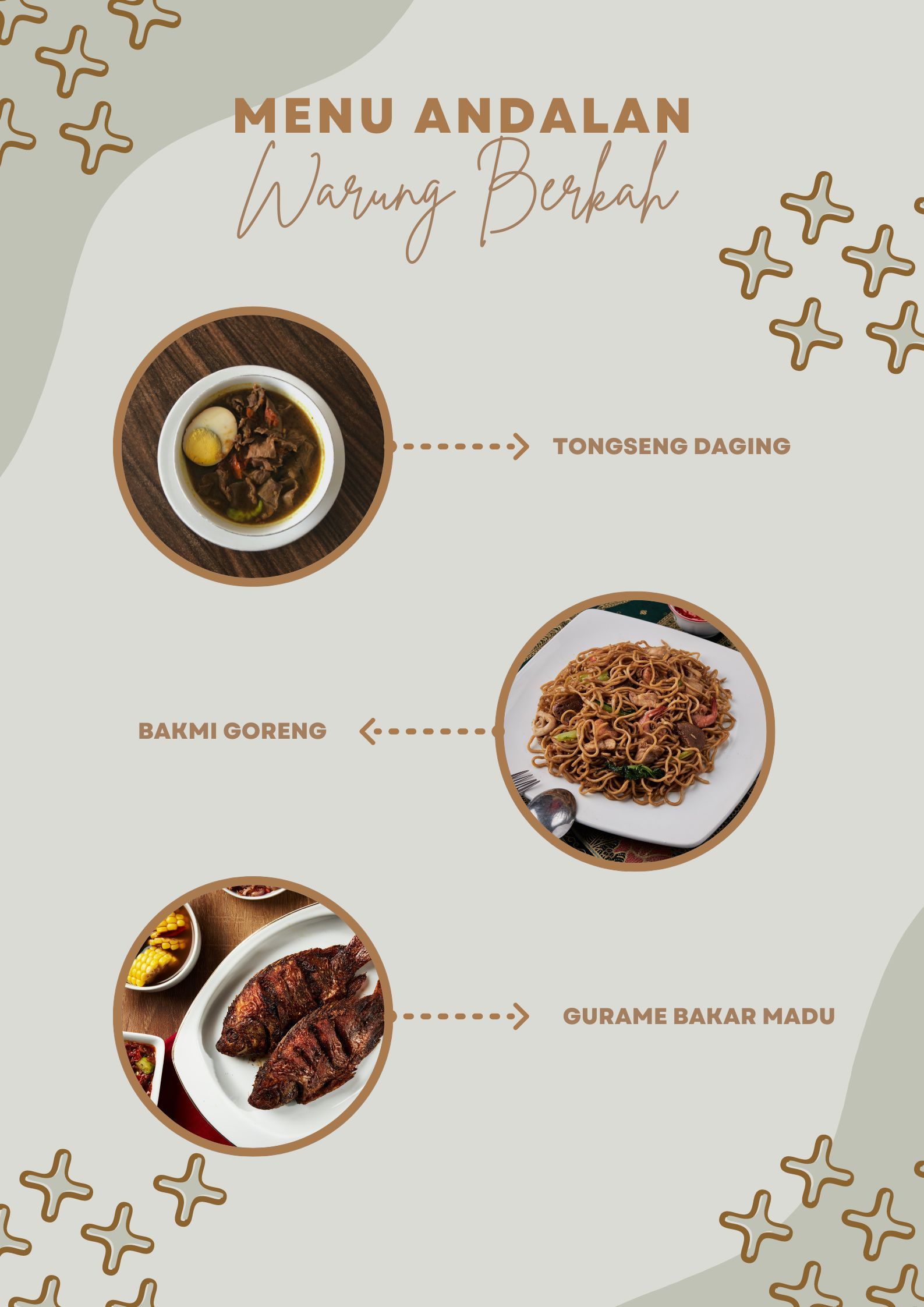 Download Template Desain Menu Warung Berkah Abu Abu  Gratis