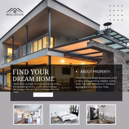 Template Feed Instagram Dream Home 