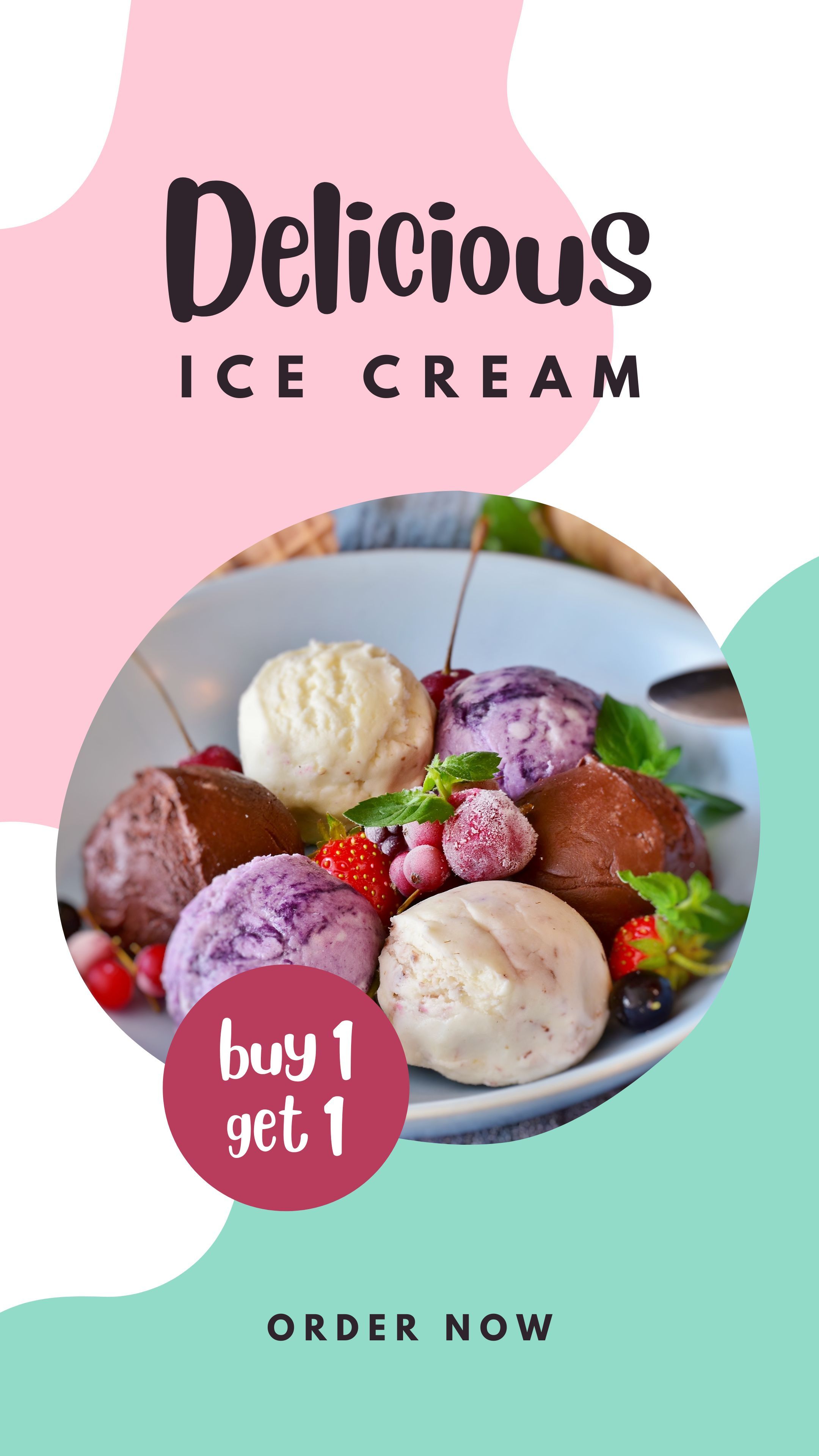 Template Story Instagram Delicious Ice Cream