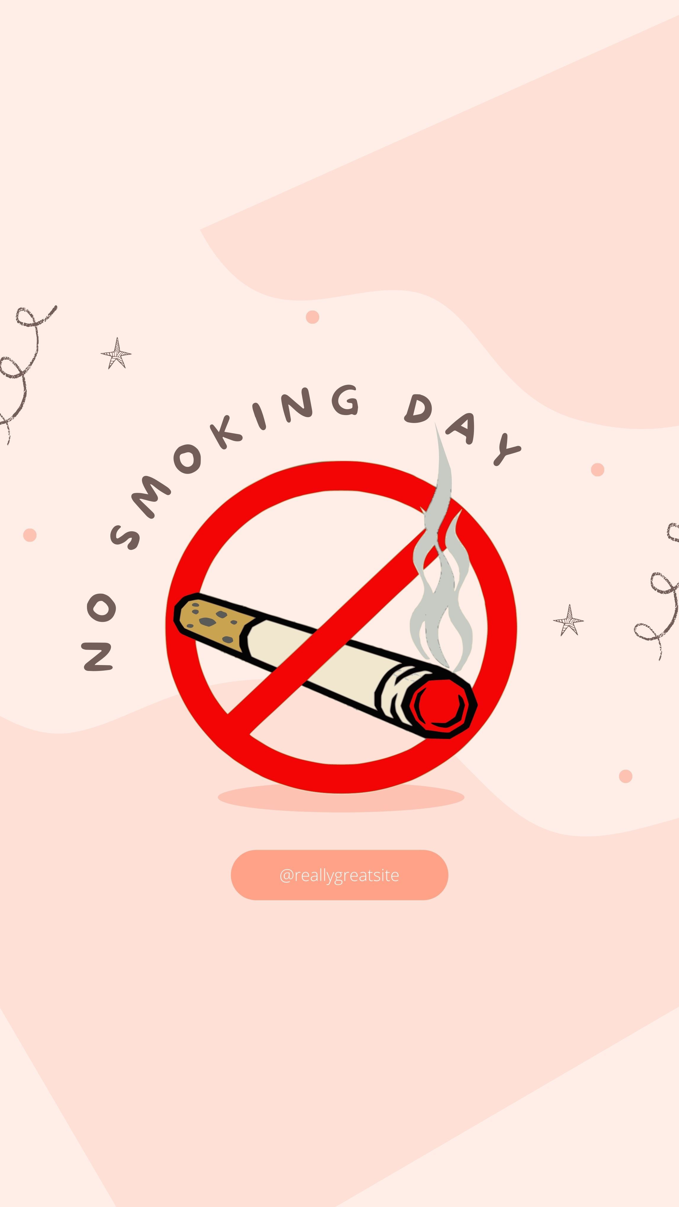Template Story Instagram No Smoking Day