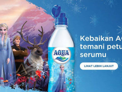 Luncurkan Kemasan Label Frozen 2, AQUA Ajak Anak Sadar Arti Penting Air Minum Terbaik