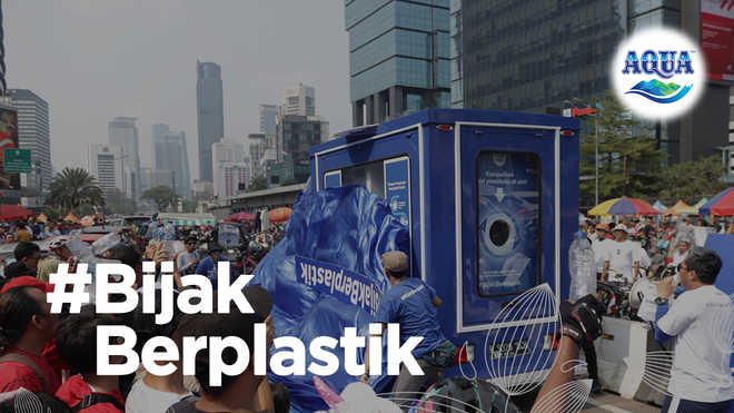 Promosikan Pengelolaan Sampah Plastik yang Baik, Danone-AQUA Memperkenalkan Truk #BijakBerplastik