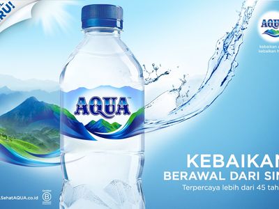 Kisah Kemurnian Air di Balik Label & Logo Terbaru AQUA