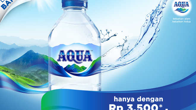 Kebaikan Berawal Dari Sini Dalam Label Baru Aqua Sehat Aqua 4022