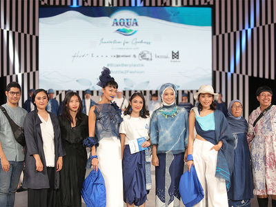AQUA Menggelar Peragaan Produk Fashion Berkelanjutan di JFW 2020