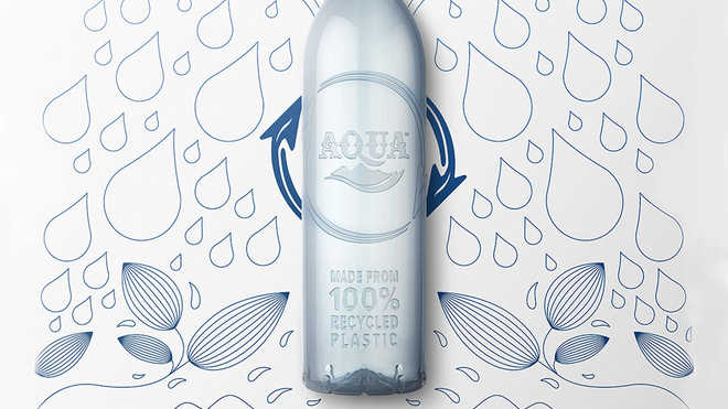 AQUA Tackles Plastic Waste Issue by Recycling Plastic Bottles