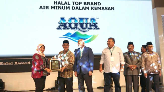 AQUA Kembali Raih “Halal Award - Halal Top Brand 2019” dari LPPOM MUI