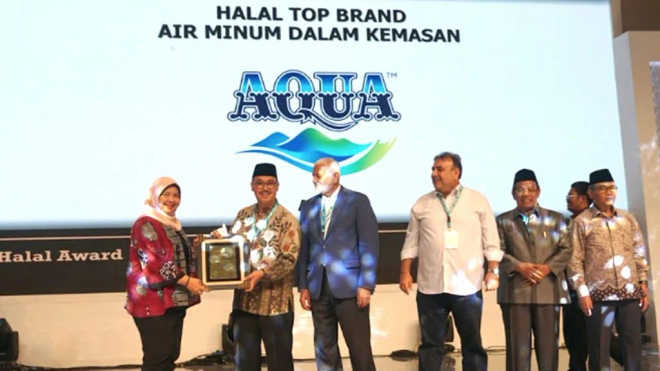 AQUA Kembali Raih “Halal Award - Halal Top Brand 2019” dari LPPOM MUI