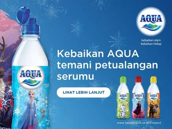 Luncurkan Kemasan Label Frozen 2, AQUA Ajak Anak Sadar Arti Penting Air Minum Terbaik